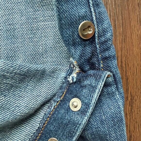 AG Adriano Goldschmied Denim Skirt 'The Frontier' Size 28 Made in USA Cotton - Picture 10 of 11